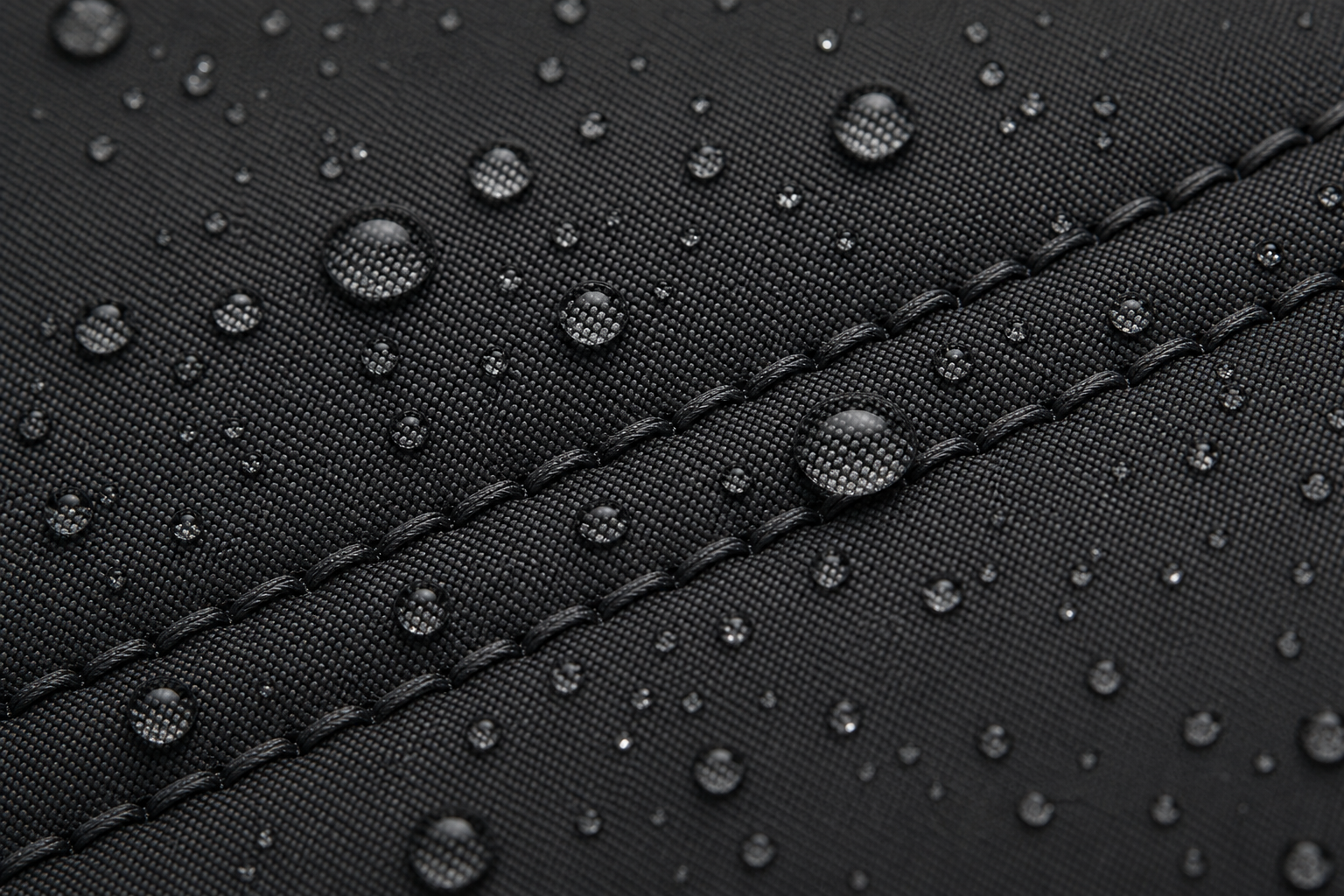 Motorcycle cover fabric material detail