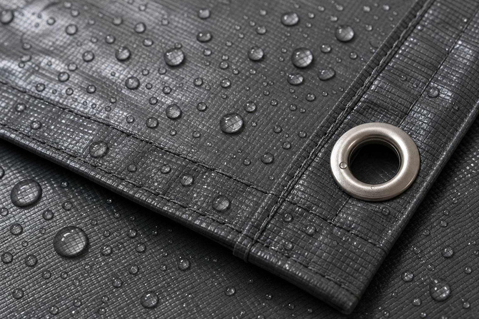 Tarpaulin cover material detail